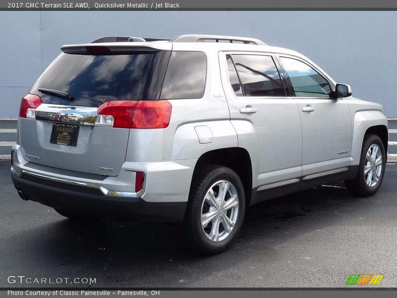 Quicksilver Metallic / Jet Black 2017 GMC Terrain SLE AWD