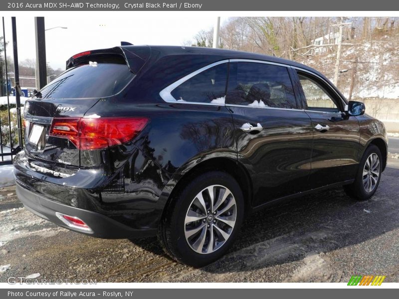 Crystal Black Pearl / Ebony 2016 Acura MDX SH-AWD Technology
