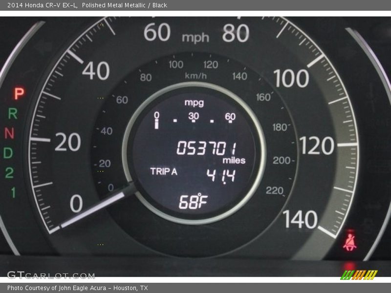 Polished Metal Metallic / Black 2014 Honda CR-V EX-L