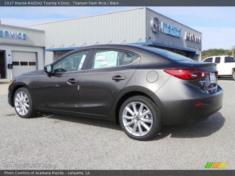 Titanium Flash Mica / Black 2017 Mazda MAZDA3 Touring 4 Door