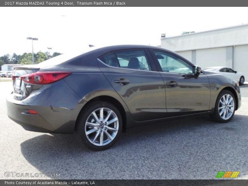 Titanium Flash Mica / Black 2017 Mazda MAZDA3 Touring 4 Door