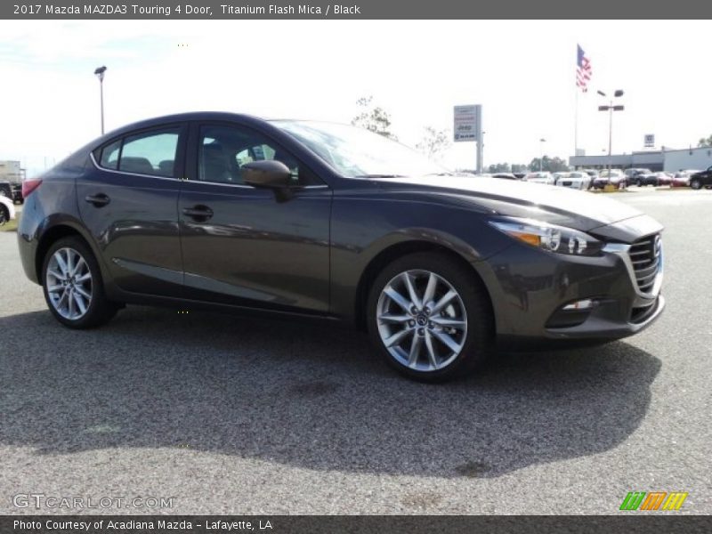 Titanium Flash Mica / Black 2017 Mazda MAZDA3 Touring 4 Door