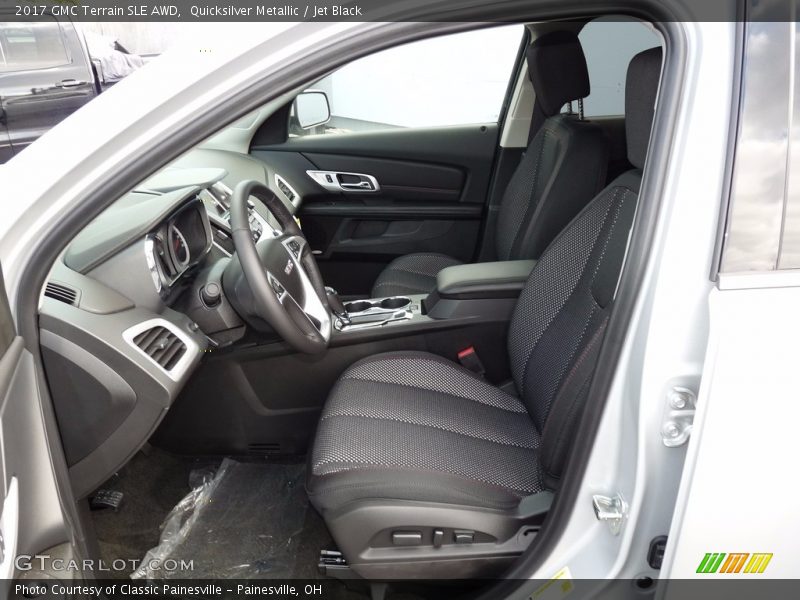 Quicksilver Metallic / Jet Black 2017 GMC Terrain SLE AWD