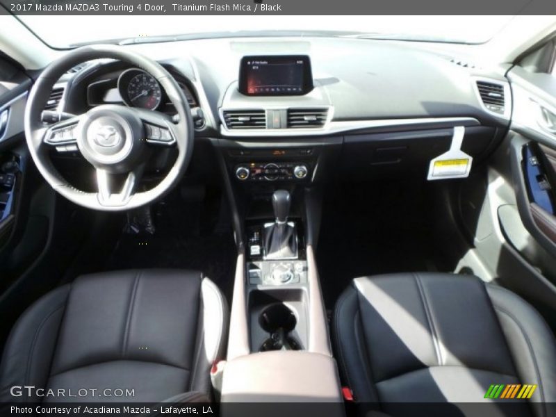 Titanium Flash Mica / Black 2017 Mazda MAZDA3 Touring 4 Door