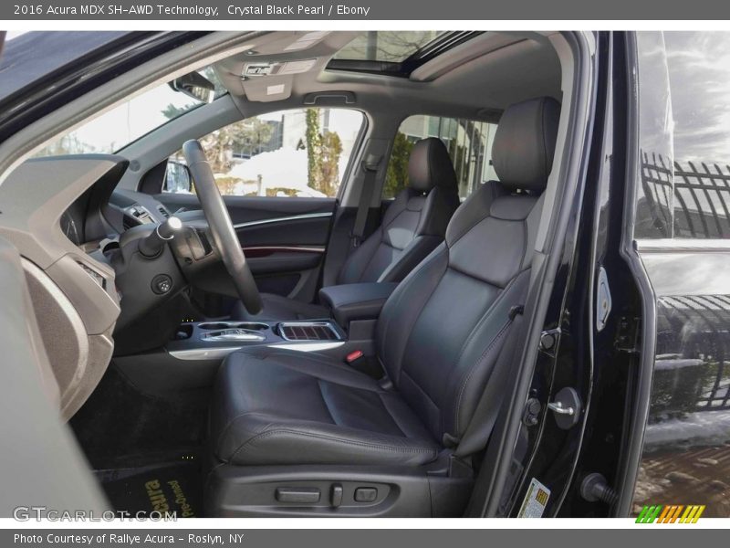 Crystal Black Pearl / Ebony 2016 Acura MDX SH-AWD Technology