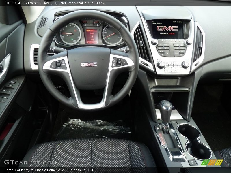 Quicksilver Metallic / Jet Black 2017 GMC Terrain SLE AWD