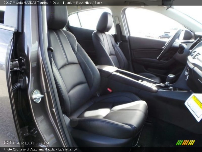 Titanium Flash Mica / Black 2017 Mazda MAZDA3 Touring 4 Door