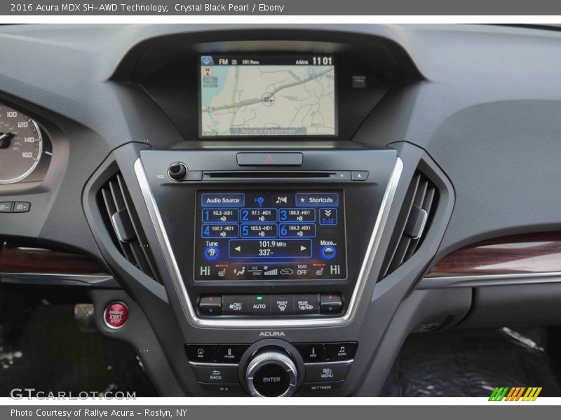 Crystal Black Pearl / Ebony 2016 Acura MDX SH-AWD Technology