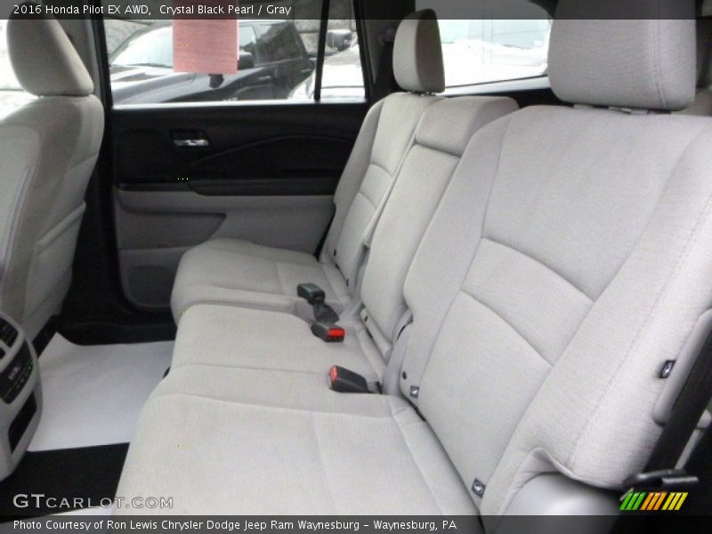 Crystal Black Pearl / Gray 2016 Honda Pilot EX AWD