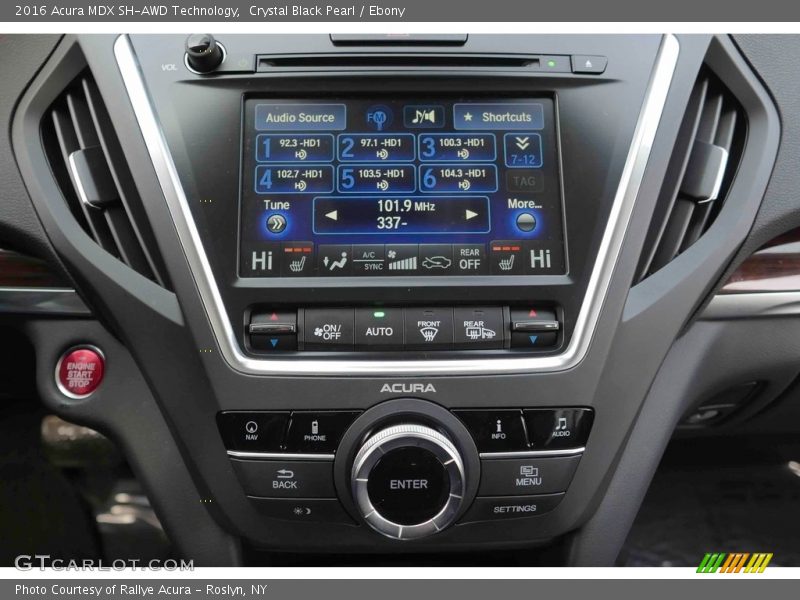 Crystal Black Pearl / Ebony 2016 Acura MDX SH-AWD Technology