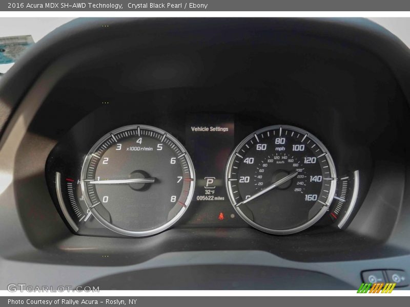 Crystal Black Pearl / Ebony 2016 Acura MDX SH-AWD Technology