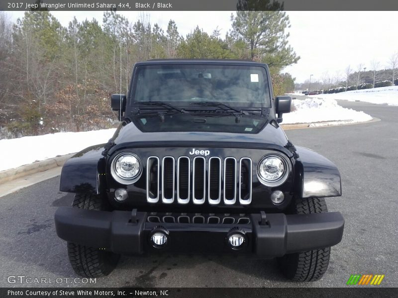 Black / Black 2017 Jeep Wrangler Unlimited Sahara 4x4
