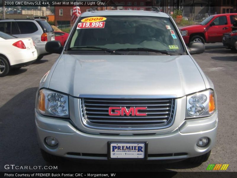 Silver Mist Metallic / Light Gray 2008 GMC Envoy SLE 4x4