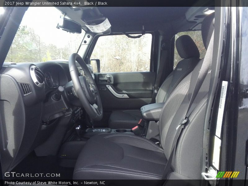 Black / Black 2017 Jeep Wrangler Unlimited Sahara 4x4