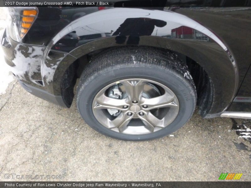 Pitch Black / Black 2017 Dodge Journey Crossroad AWD