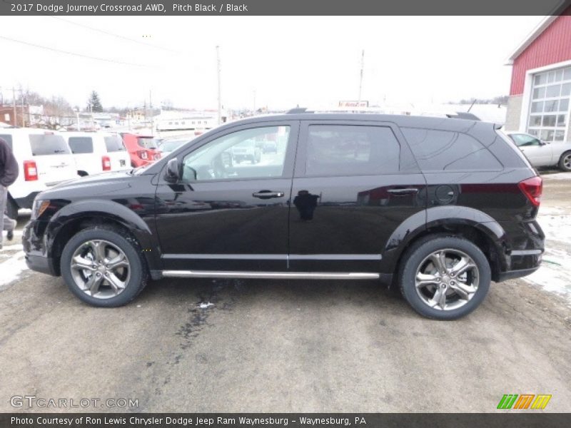Pitch Black / Black 2017 Dodge Journey Crossroad AWD