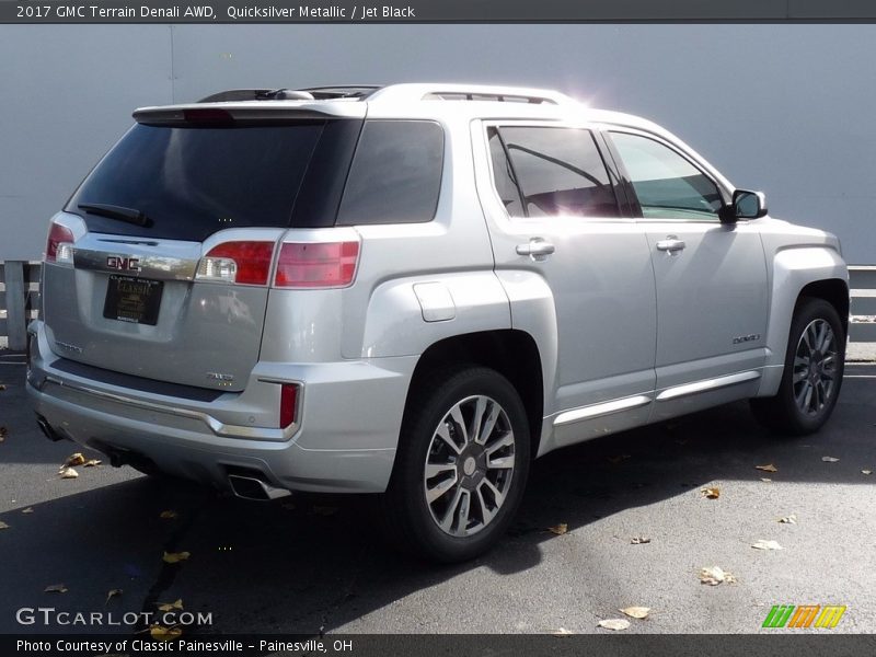 Quicksilver Metallic / Jet Black 2017 GMC Terrain Denali AWD