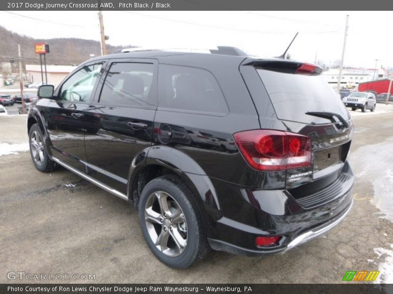 Pitch Black / Black 2017 Dodge Journey Crossroad AWD