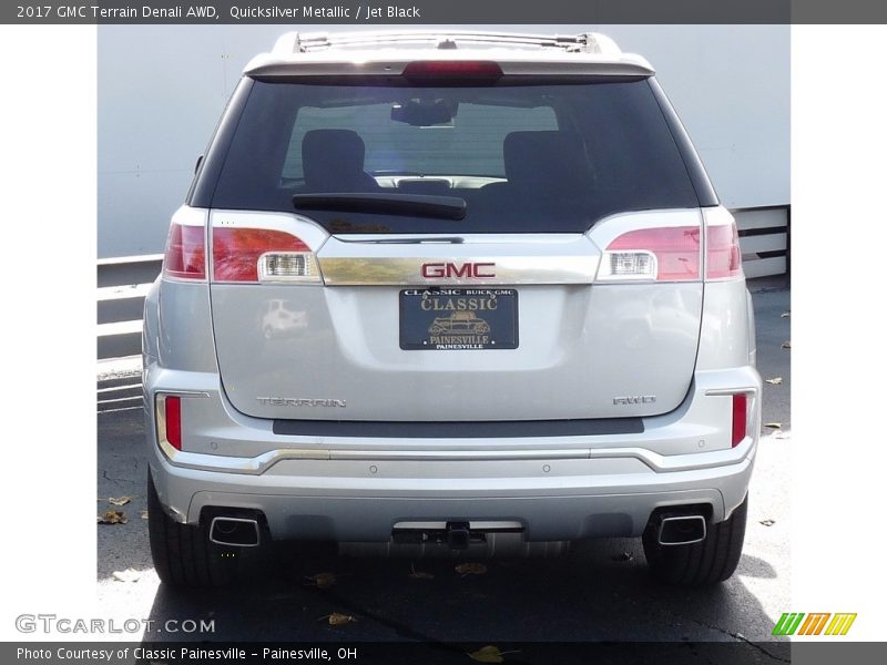 Quicksilver Metallic / Jet Black 2017 GMC Terrain Denali AWD