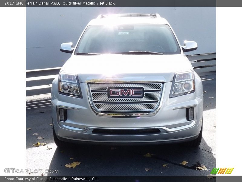 Quicksilver Metallic / Jet Black 2017 GMC Terrain Denali AWD