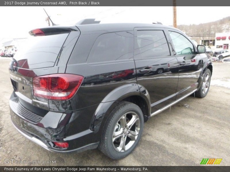 Pitch Black / Black 2017 Dodge Journey Crossroad AWD
