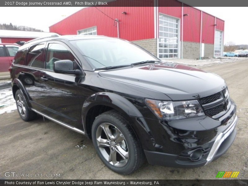 Pitch Black / Black 2017 Dodge Journey Crossroad AWD