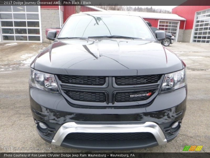 Pitch Black / Black 2017 Dodge Journey Crossroad AWD