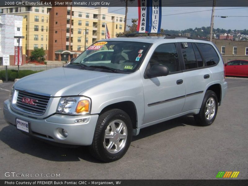 Silver Mist Metallic / Light Gray 2008 GMC Envoy SLE 4x4