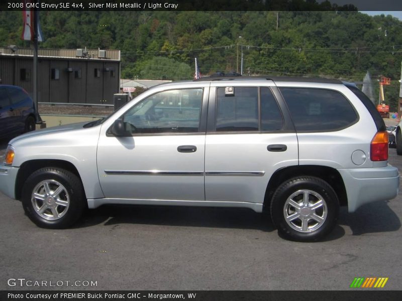 Silver Mist Metallic / Light Gray 2008 GMC Envoy SLE 4x4