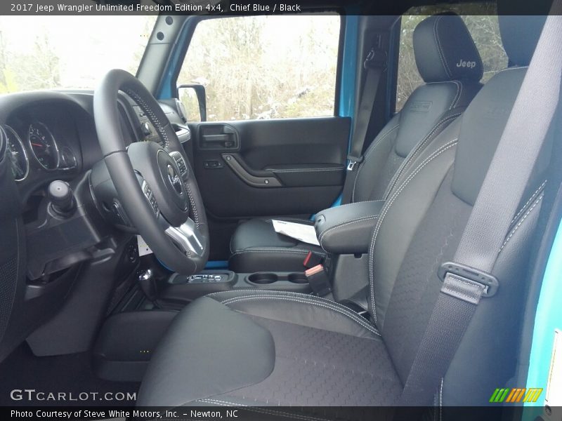 Chief Blue / Black 2017 Jeep Wrangler Unlimited Freedom Edition 4x4