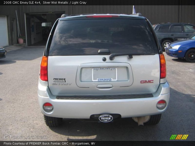 Silver Mist Metallic / Light Gray 2008 GMC Envoy SLE 4x4
