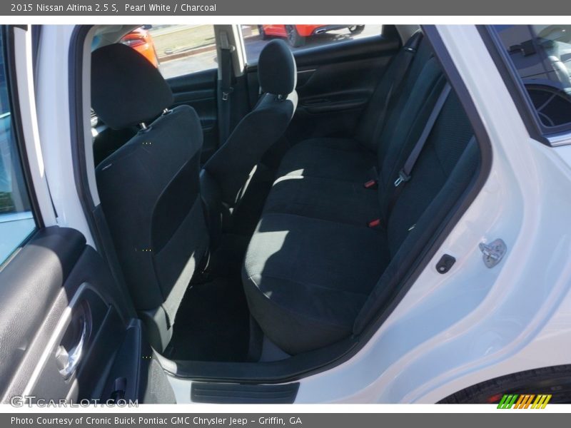 Pearl White / Charcoal 2015 Nissan Altima 2.5 S