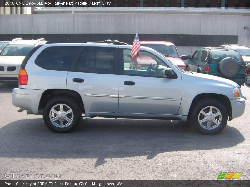 Silver Mist Metallic / Light Gray 2008 GMC Envoy SLE 4x4
