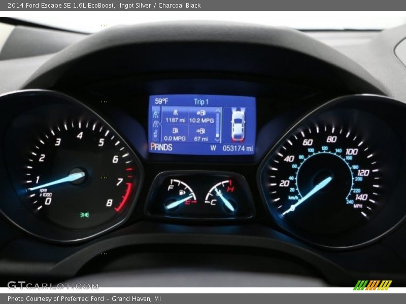 Ingot Silver / Charcoal Black 2014 Ford Escape SE 1.6L EcoBoost