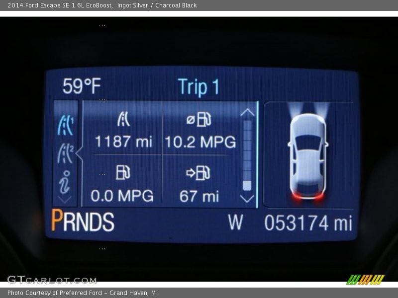 Ingot Silver / Charcoal Black 2014 Ford Escape SE 1.6L EcoBoost