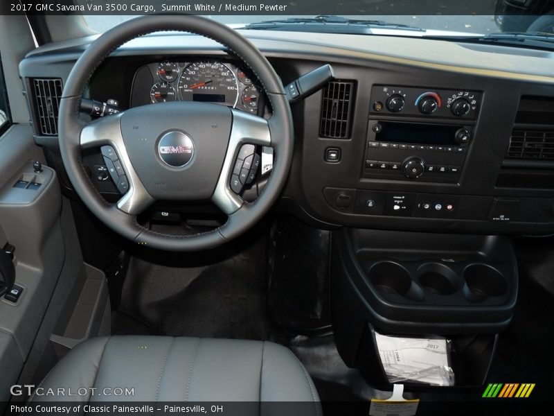 Summit White / Medium Pewter 2017 GMC Savana Van 3500 Cargo