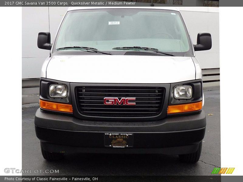 Quicksilver Metallic / Medium Pewter 2017 GMC Savana Van 3500 Cargo