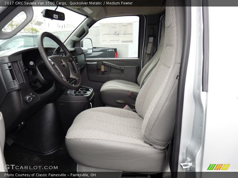 Quicksilver Metallic / Medium Pewter 2017 GMC Savana Van 3500 Cargo