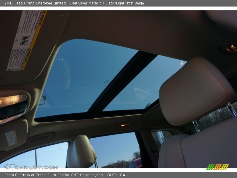 Billet Silver Metallic / Black/Light Frost Beige 2015 Jeep Grand Cherokee Limited