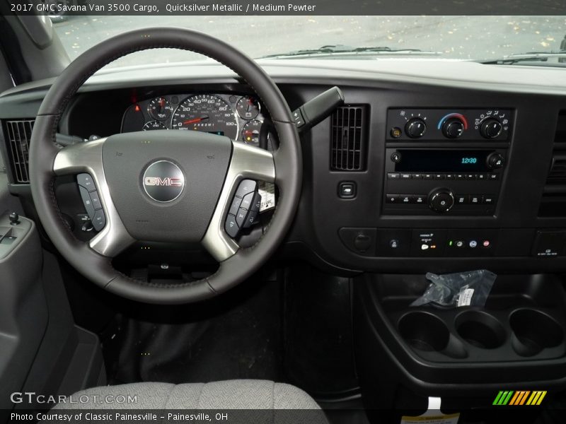 Quicksilver Metallic / Medium Pewter 2017 GMC Savana Van 3500 Cargo