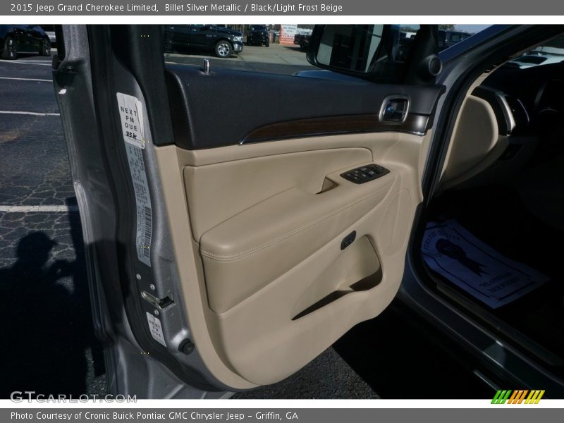 Billet Silver Metallic / Black/Light Frost Beige 2015 Jeep Grand Cherokee Limited