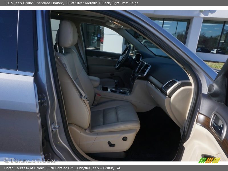 Billet Silver Metallic / Black/Light Frost Beige 2015 Jeep Grand Cherokee Limited