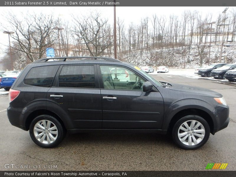 Dark Gray Metallic / Platinum 2011 Subaru Forester 2.5 X Limited