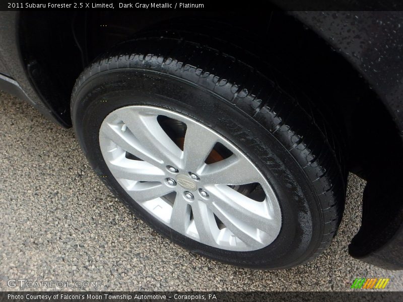 Dark Gray Metallic / Platinum 2011 Subaru Forester 2.5 X Limited
