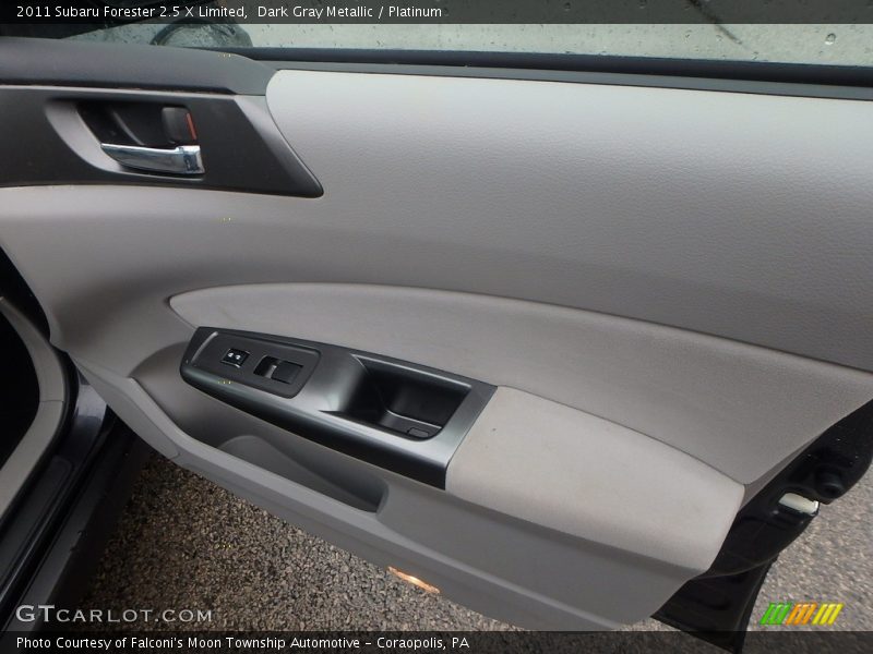 Dark Gray Metallic / Platinum 2011 Subaru Forester 2.5 X Limited