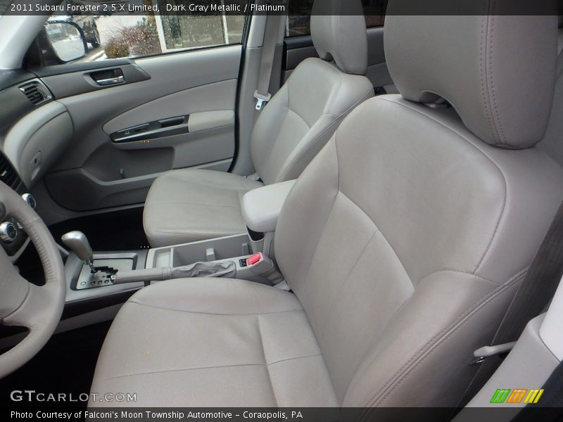 Dark Gray Metallic / Platinum 2011 Subaru Forester 2.5 X Limited