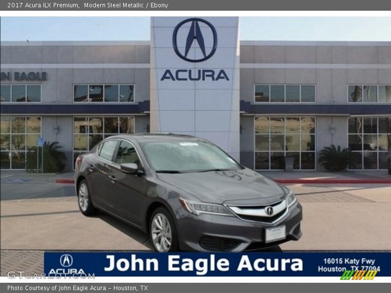 Modern Steel Metallic / Ebony 2017 Acura ILX Premium