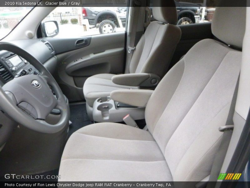 Glacier Blue / Gray 2010 Kia Sedona LX