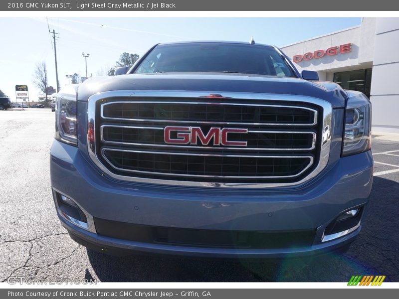 Light Steel Gray Metallic / Jet Black 2016 GMC Yukon SLT