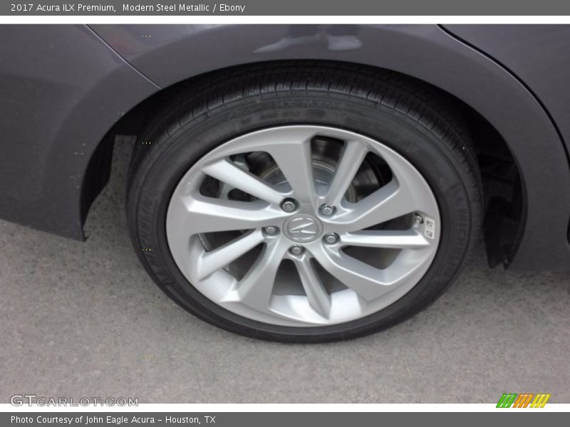 Modern Steel Metallic / Ebony 2017 Acura ILX Premium